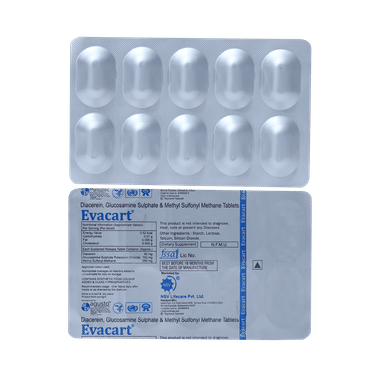 Evacart 50mg/750mg/250mg Tablet