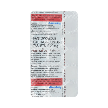 penTab 20mg Tablet