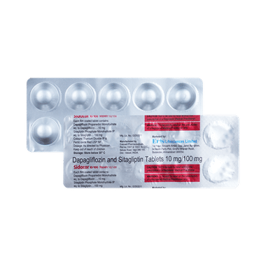 Sidacor 10mg/100mg Tablet