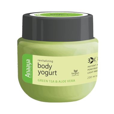 Anaaya Cosmetics Revitalizing Body Yogurt Green Tea and Aloevera