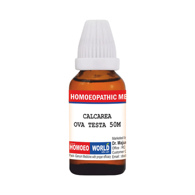 Dr. Majumder Homeo World Calcarea Ova Testa Dilution(30ml Each) 50M