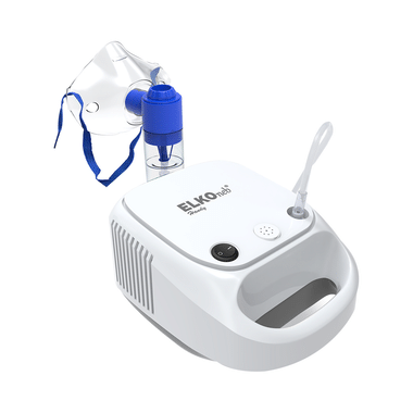 Elko EL 720 ELKOneb Handy Piston Compressor Nebulizer Machine for Adult & Child with Complete Mask Kit