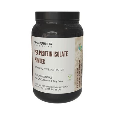 Sharrets Nutritions Vegan Pea Protein Isolate 80 Powder Chocolate