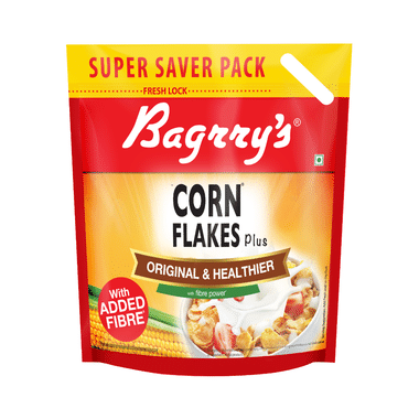 Bagrry's Corn Flakes Plus With Fibre For Overall Health