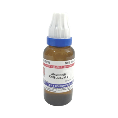 Sett Dey Ammonium Carbonicum Dilution 6