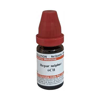 Dr Willmar Schwabe India Hepar Sulphur Dilution 6 CH