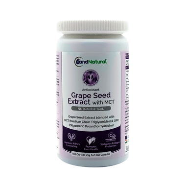 6th And Natural Grape Seed Extract With MCT Veg Softgel Capsule