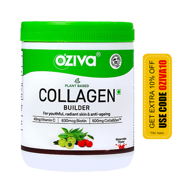 Oziva Plant-Based Collagen Builder | Nutrition Care Powder Watermelon