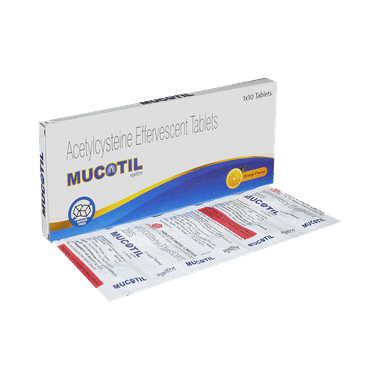 Mucotil Effervescent Tablet Orange