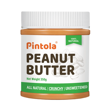 Pintola All Natural Peanut Butter (Unsweetened) Crunchy Unsweetened