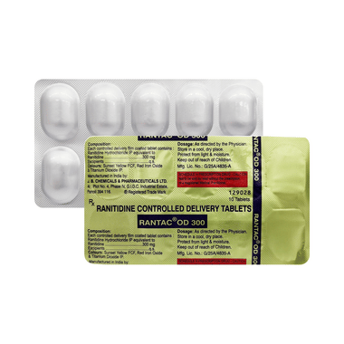 Rantac OD 300 Tablet CR
