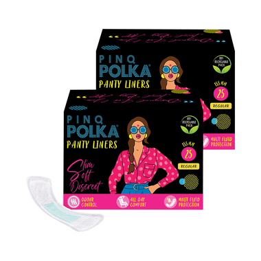 PINQ Polka Panty Liners (25 Each)