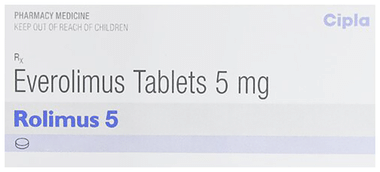 Everolimus Rolimus 5 Mg Tablets, Cipla, 1*10 at Rs 15000/strip in Ludhiana