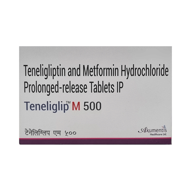 Teneliglip-M 500 Tablet PR