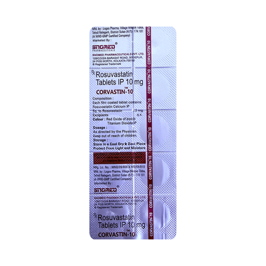 Corvastin 10 Tablet