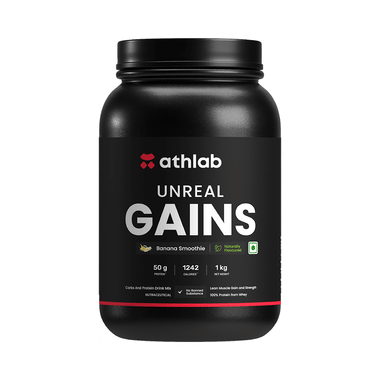 Athlab Unreal Gains Powder Banana Smoothie