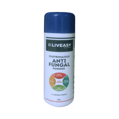 Liveasy Clotrimazole Anti Fungal Powder