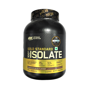 Optimum Nutrition (ON) Gold Standard 100% Hydrolysed and Ultra-Filtered Whey Protein Isolate | Flavour Powder Chocolate Bliss