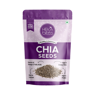 Heka Bites Chia Seeds | Rich in Protein, Fibre, Omega 3 & Calcium