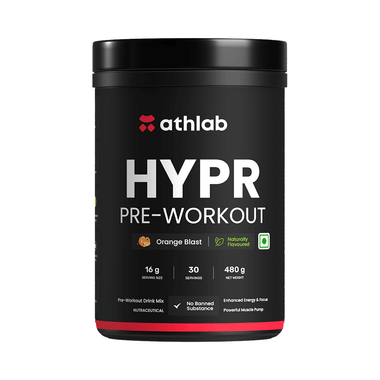 Athlab Hypr Pre-Workout Powder Orange Blast