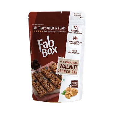 Fabbox Walnut Crunch Health Bar