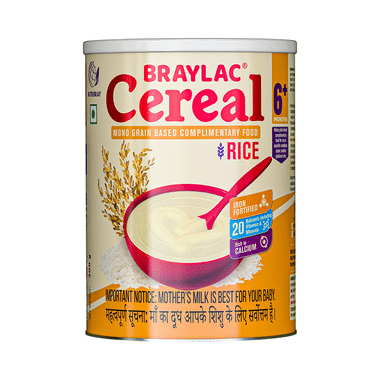Braylac Cereal Rice 6+ Months