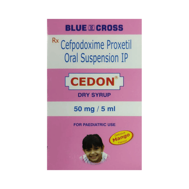 Cedon 50mg Dry Syrup Delicious Mango