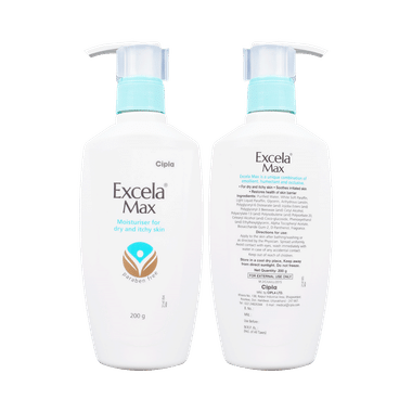 Excela Max Moisturiser For Dry & Itchy Skin | Paraben-Free
