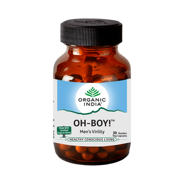 Organic India Oh-Boy Men's Virility Capsule