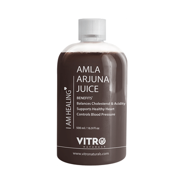 Vitro Naturals I Am Healing Amla Arjuna Juice For Cardiac Health