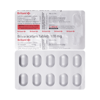 Britam 100mg Tablet