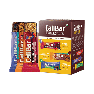 CaliBar Protein Crispy Bar (40gm Each) Assorted
