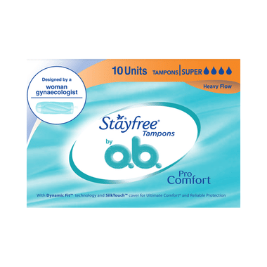 Stayfree Tampons By O.B Super