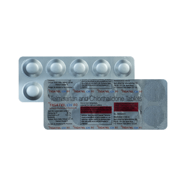 Tigatel-CH 80mg/12.5mg Tablet