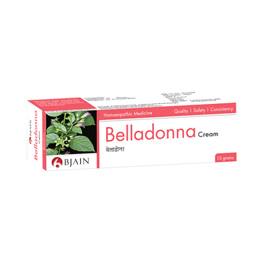 Bjain Belladonna Cream For Skin Redness, Inflammation & Irritation Relief