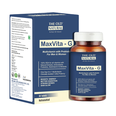 The Old Natural Max Vita-G Tablet Multivitamin for Men & Women