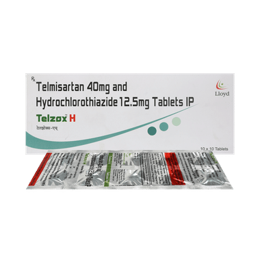 Telzox-H 40mg/12.5mg Tablet