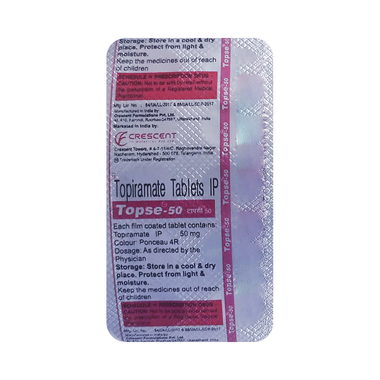 Topse 50mg Tablet