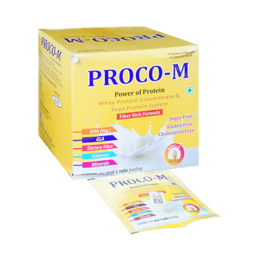 Proco -M Sugar Free Sachet Vanilla