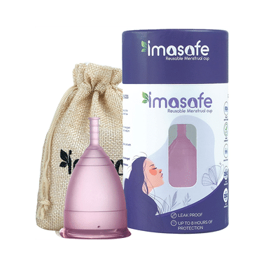 Imasafe Reusable Menstrual Cup Pink Small