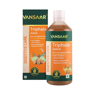 Vansaar Triphala Juice | Digestive & Gut Health Solution | Constipation Relief