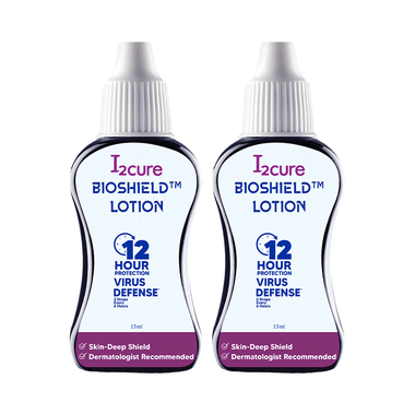 I2Cure BioShield Lotion | Alcohol-Free (15 Ml Each)