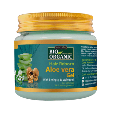 Indus Valley Bio Organic Aloe Vera Gel Hair Reborn