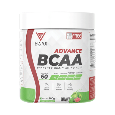 Mars Nutrition Advance BCCA Branched Chain Amino Acid Guava