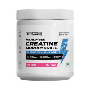 Wellcore Micronised Creatine Monohydrate Powder Fruit Fusion