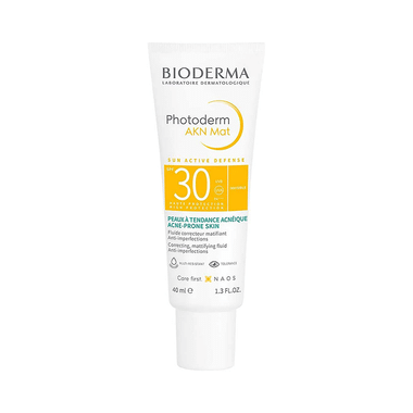 Bioderma Photoderm AKN Mat Sunscreen SPF 30 PA++++ | For Acne Prone Skin