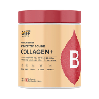 MyFitFuel Premium Series Hydrolyzed Bovine Collagen+ With Glucosamine Unflavored