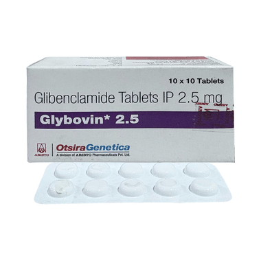 Glybovin 2.5mg Tablet