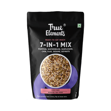 True Elements 7 In 1 Super Seeds & Nut Mix With High Protein & Fibre | Zero Added Sugar