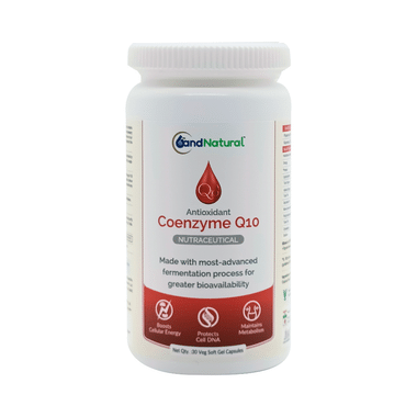6th And Natural Coenzyme Q10 Veg Softgel Capsule